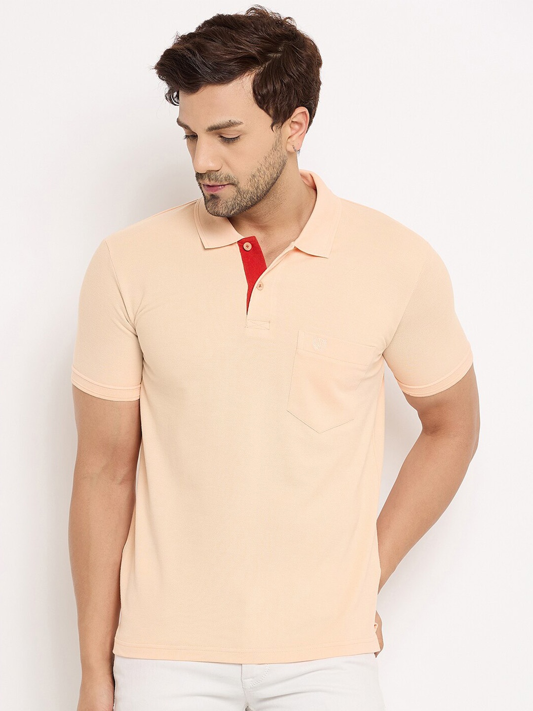 

Duke Polo Collar Short Sleeves Cotton T-shirt, Yellow