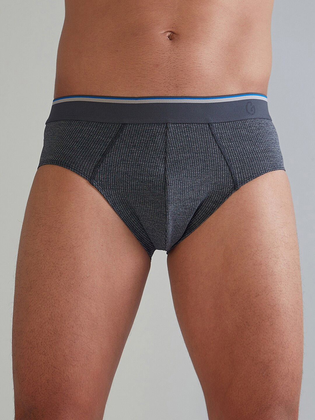 

Gloot Cotton Mid Rise Anti Odour Basic Brief GLUAKOEBR01_Black