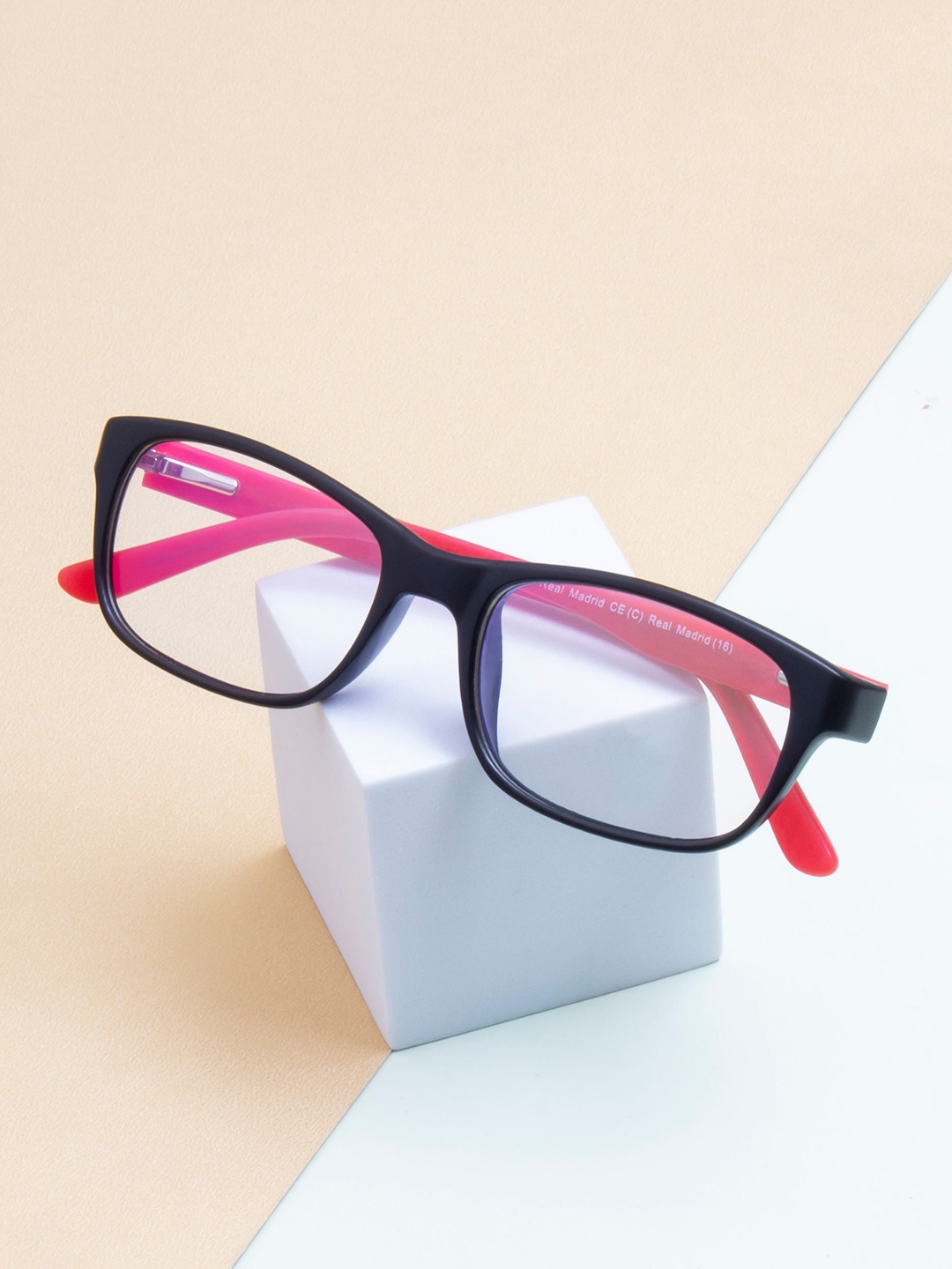 

Ted Smith Kids Rectangle Framed Eye Glass, Transparent
