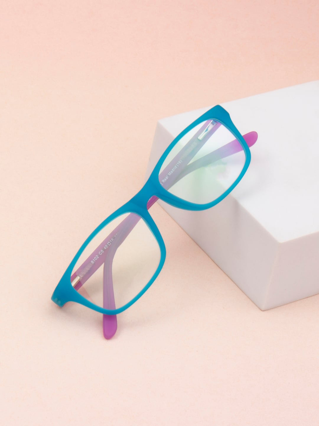 

Ted Smith Kids Rectangle Framed Eye Glass, Blue
