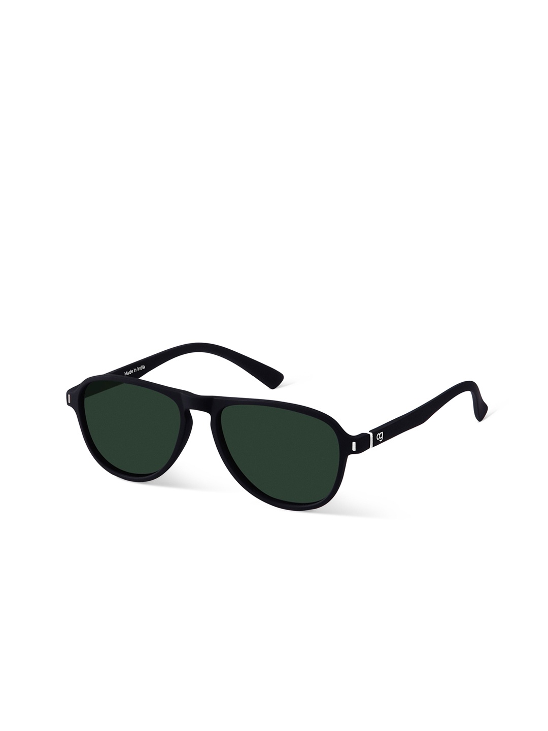 

Woggles Unisex Aviator Sunglasses With Polarised Lens WOAV-02-M10-1089-M, Green