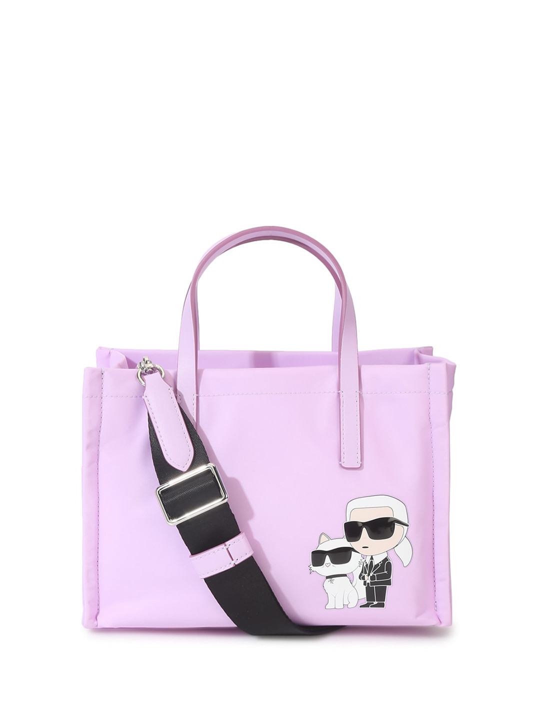 

Karl Lagerfeld Printed Structured Shoulder Bag, Lavender