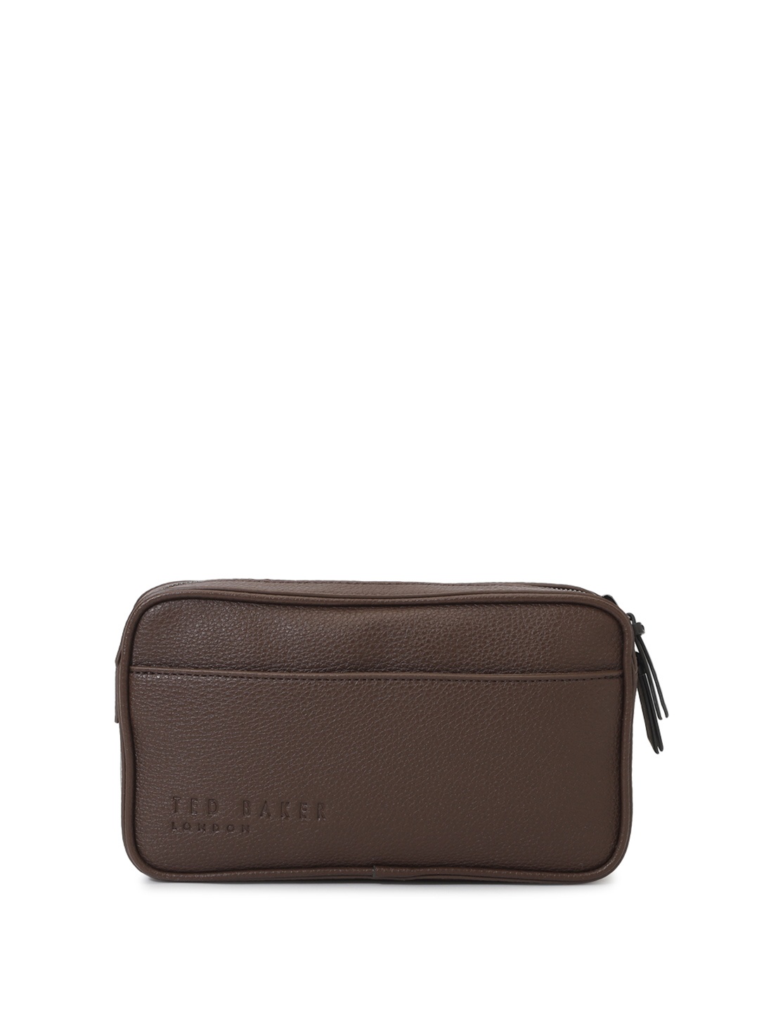 

Ted Baker Textured Leather Structured Satchel, Brown