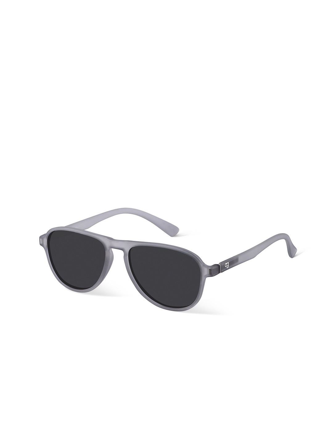 

Woggles Unisex Aviator Sunglasses with Polarised Lens-WOAV-02-M10-1091-U, Grey