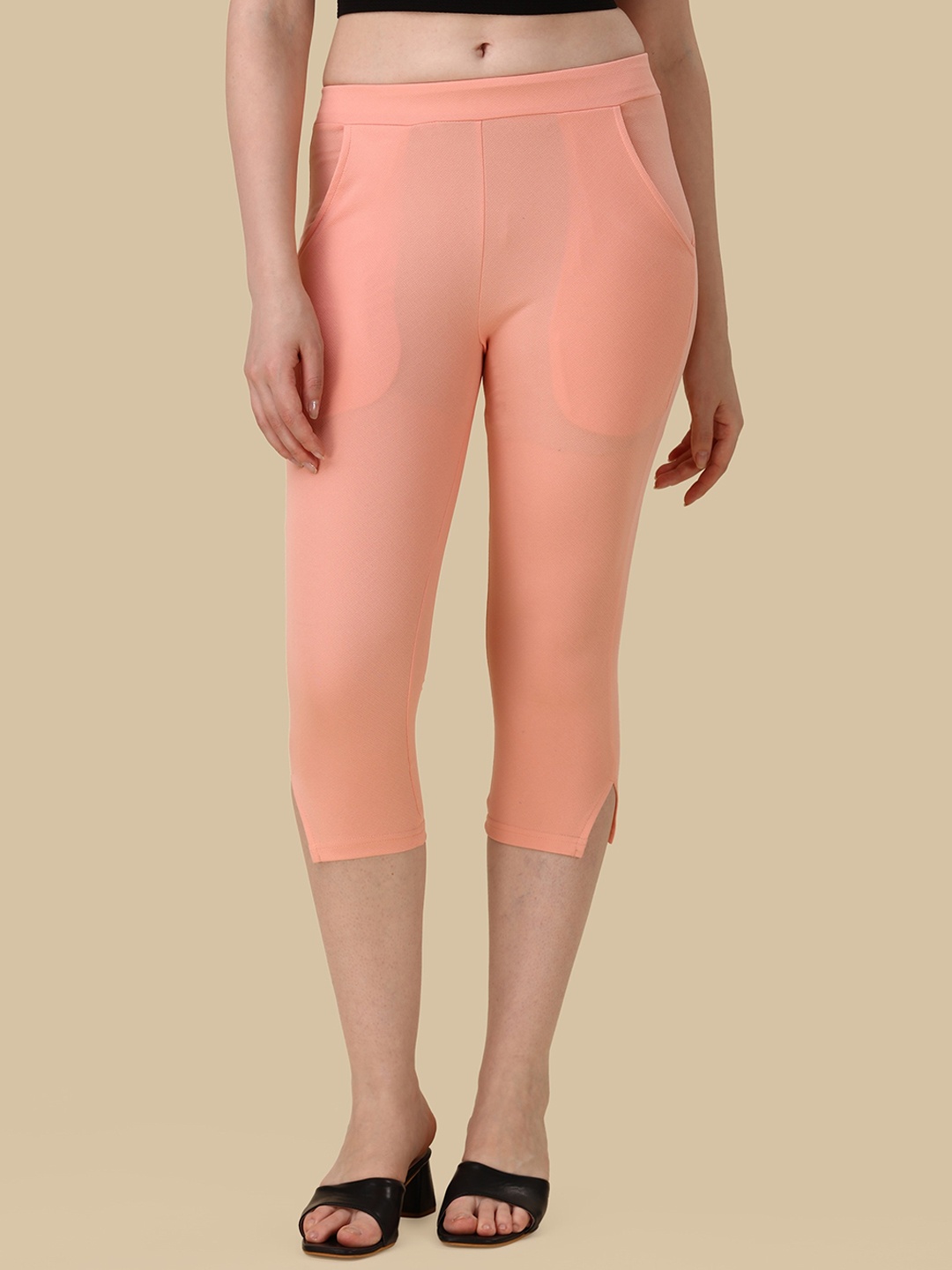 

KALINI Women Relaxed Trouser, Peach