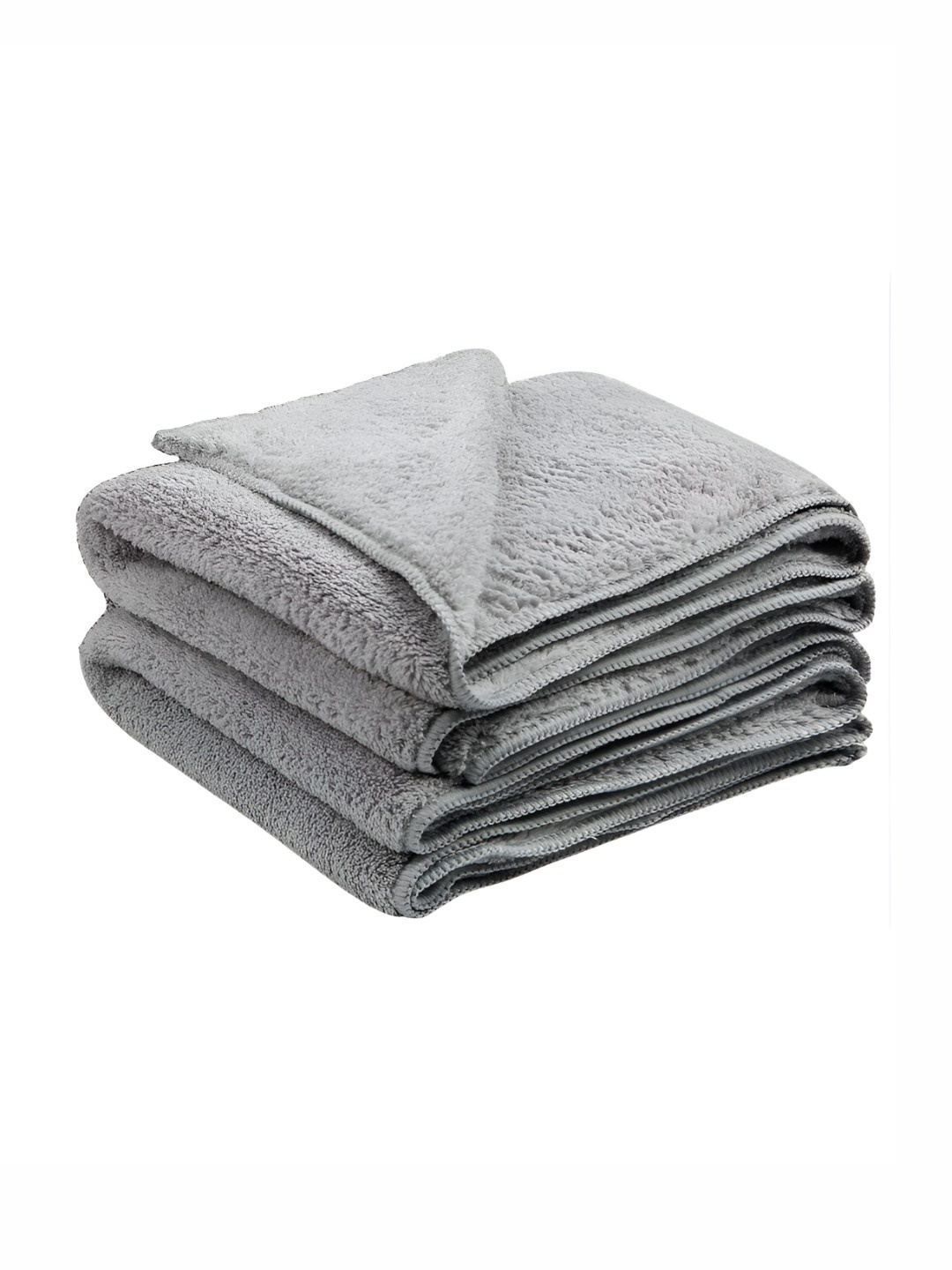 

P-Plus International Grey 2 Pieces Microfiber Glass Cleaning Clothes