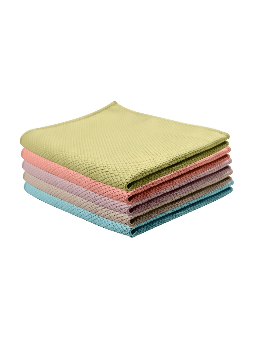 

P-Plus International 5 Pcs Microfiber Cleaning Cloth, Pink