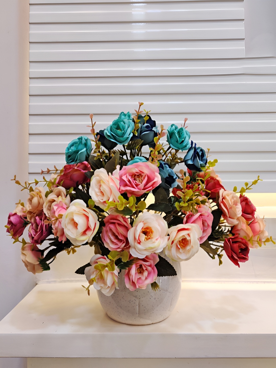 

ARTSY Pink 4 Pieces Rose Artificial Flowers