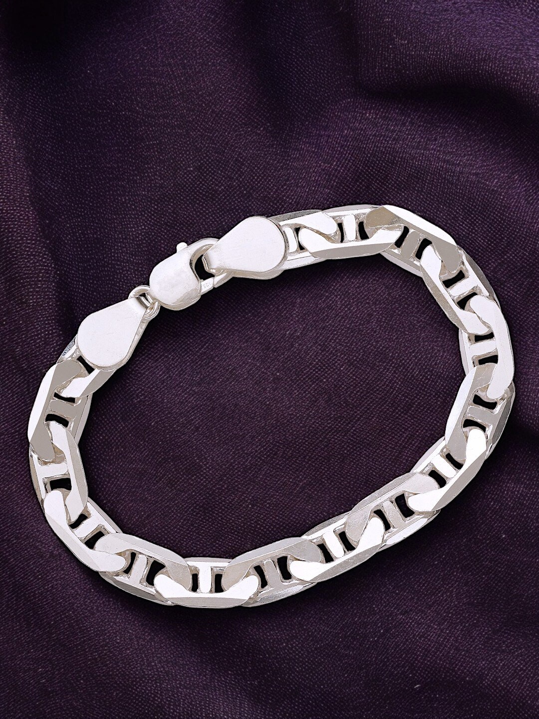 

Taraash Men 925 Sterling Silver Marina Link Bracelet