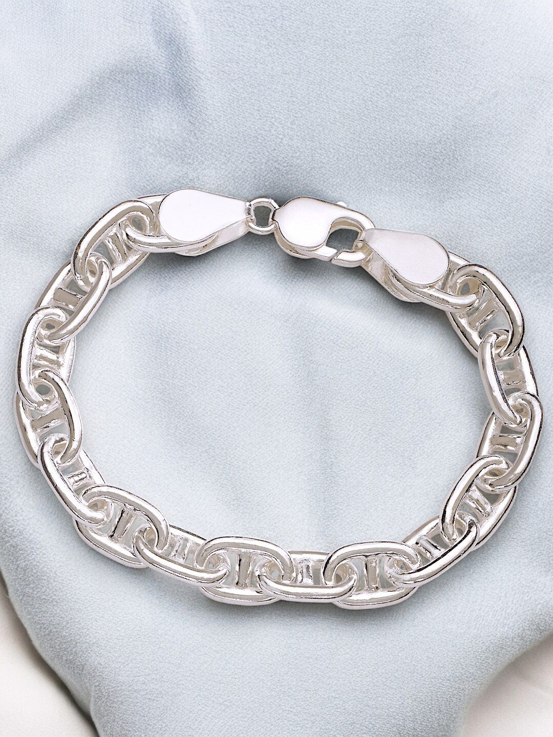 

Taraash Men 925 Sterling Silver Anchor Link Bracelet