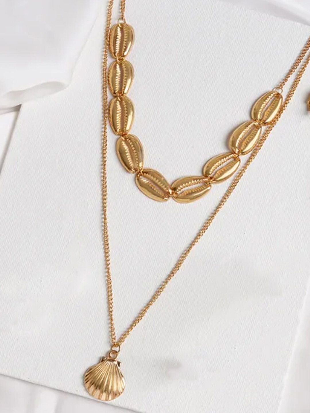 

OOMPH Statement Layered Necklace, Gold