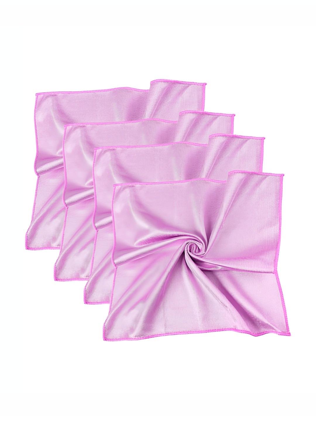 

P-Plus International 4 Pieces Pink Cleaning Cloths