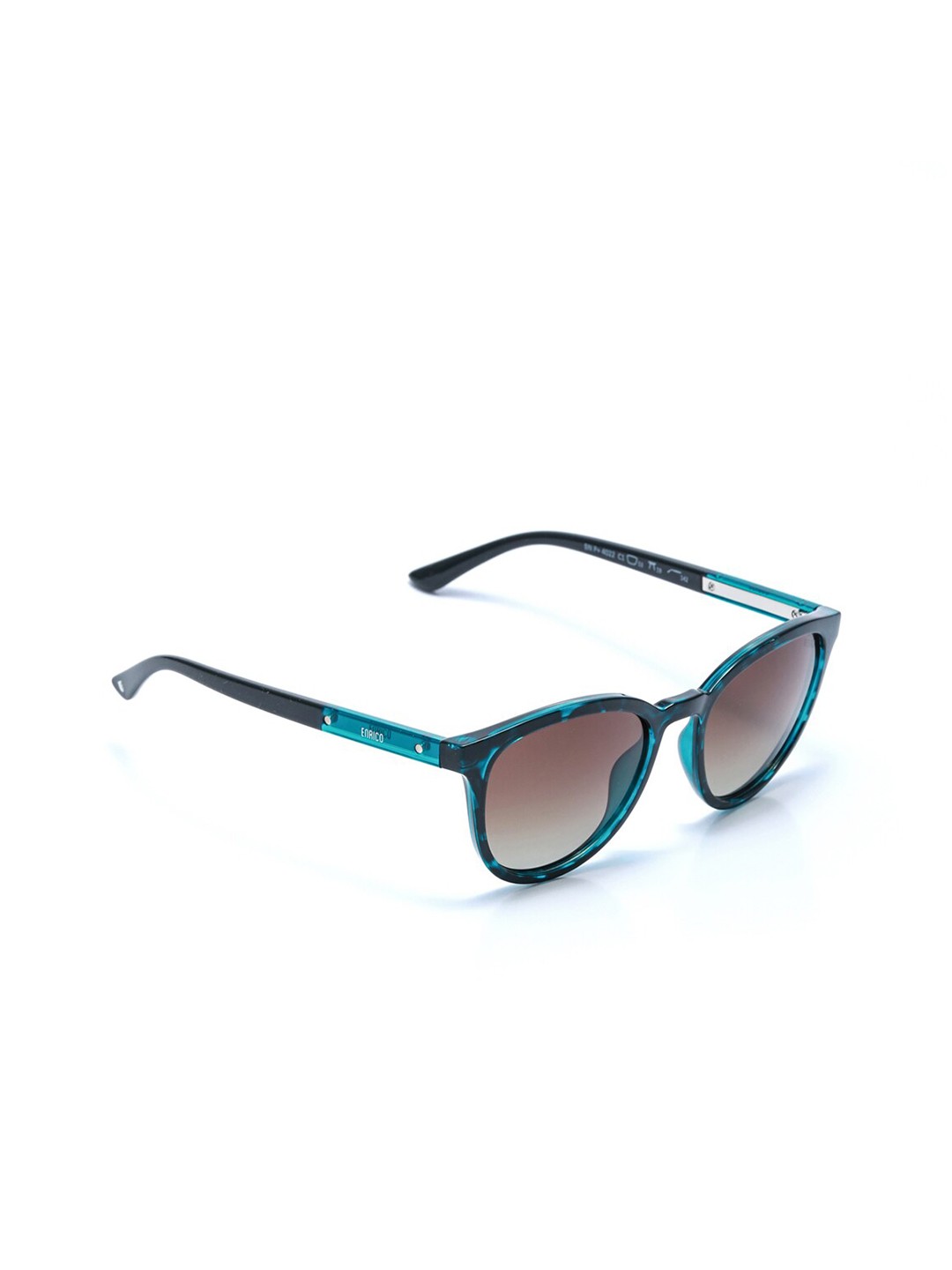 

ENRICO Unisex Oval Sunglasses with UV Protected Lens EN P+ 4022 C1, Brown