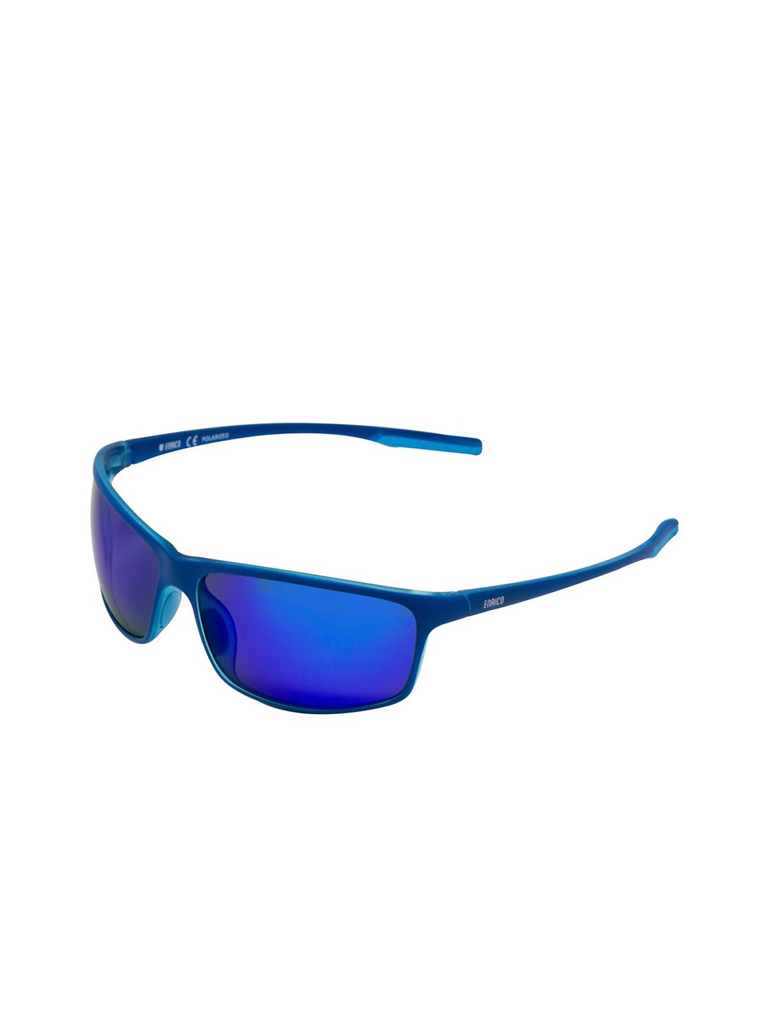 

ENRICO Unisex Rectangle Sunglasses with UV Protected Lens EN P 1057 C3, Blue