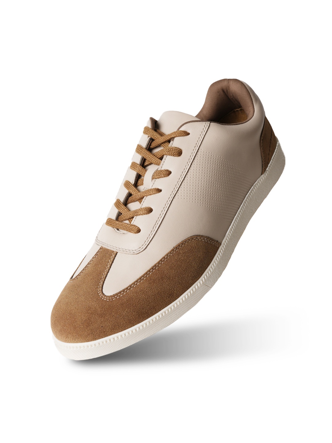 

MONKSTORY Men PU Sneakers, Beige