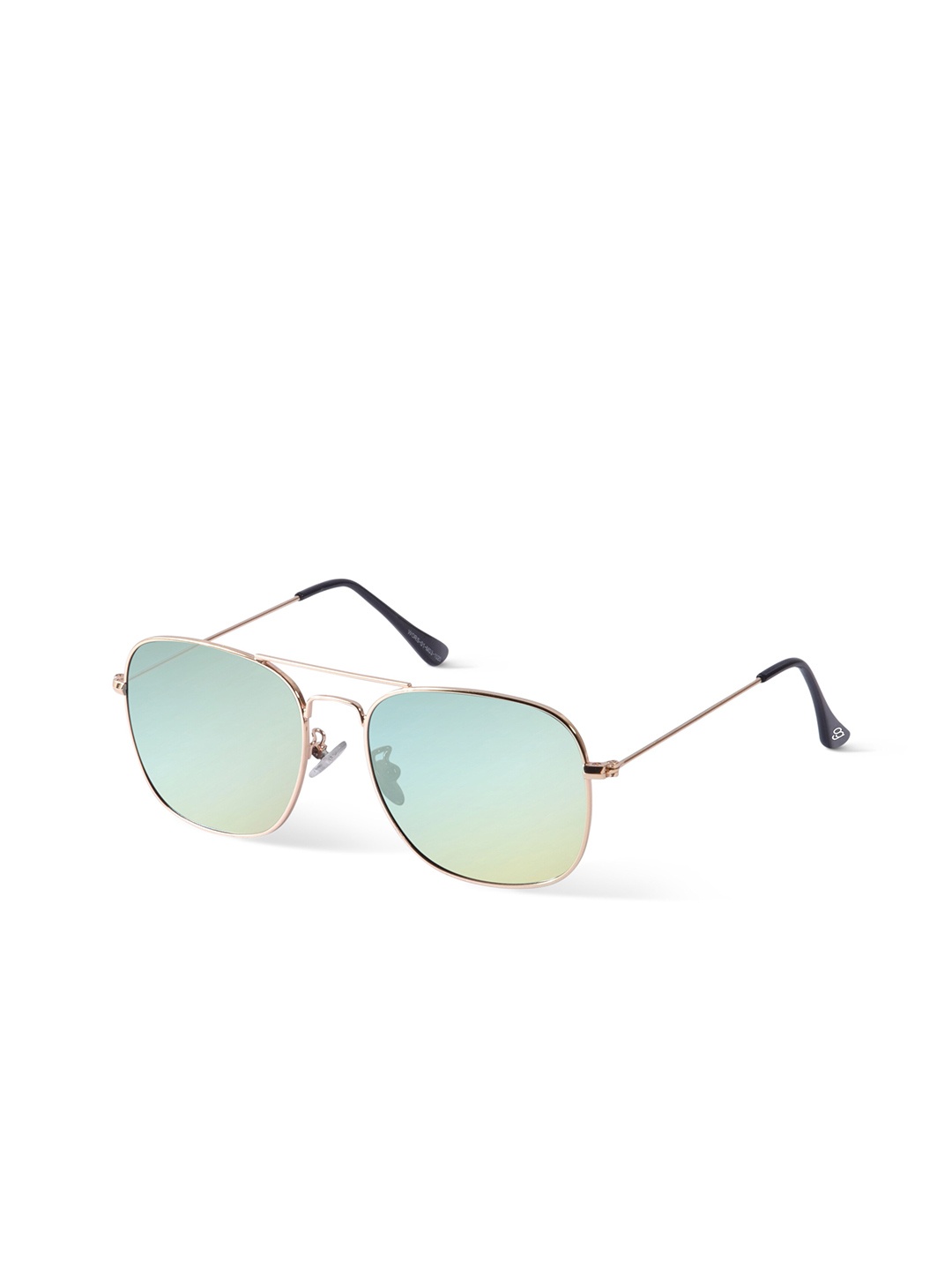 

Woggles Unisex Round Sunglasses with Polarised Lens-WORS-01-M03-1020-M, Gold