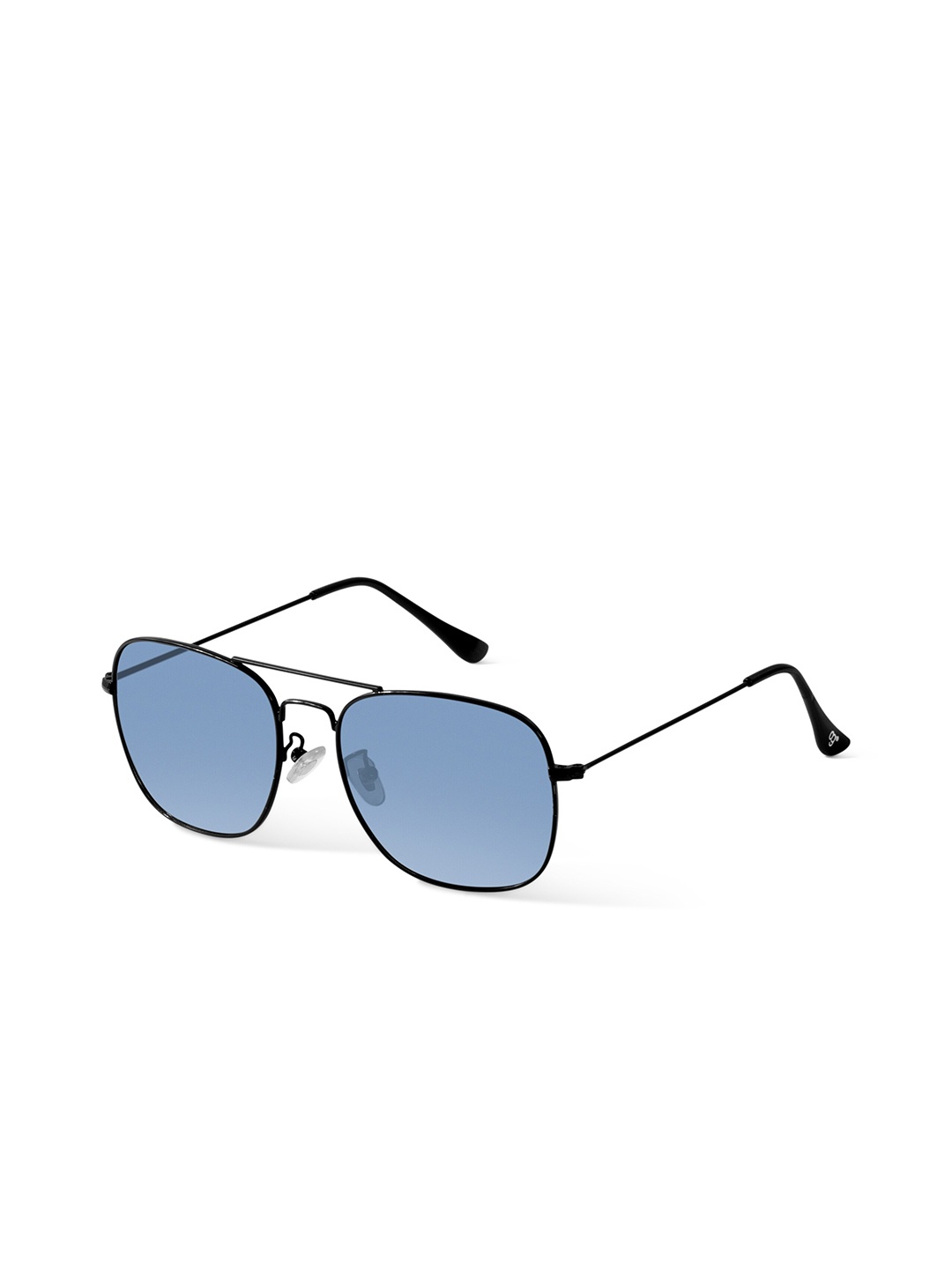 

Woggles Unisex Round Sunglasses with Polarised Lens-WORS-01-M03-1018-M, Black