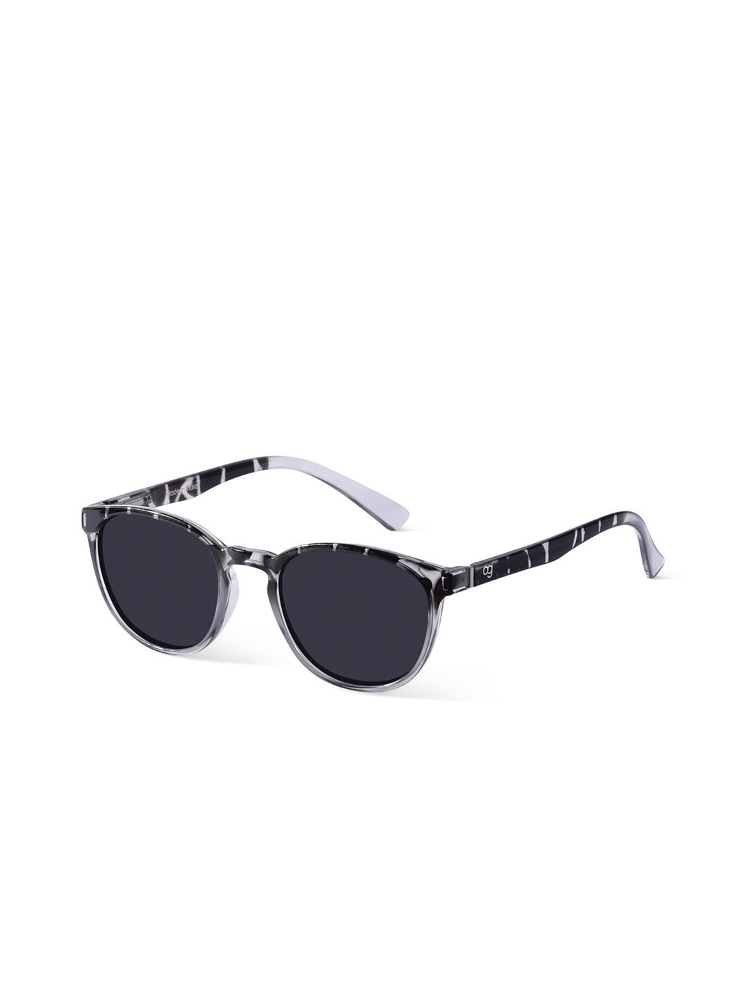 

Woggles Unisex Round Sunglasses with Polarised Lens-WOWFRO-02-M09-1080-W, Grey