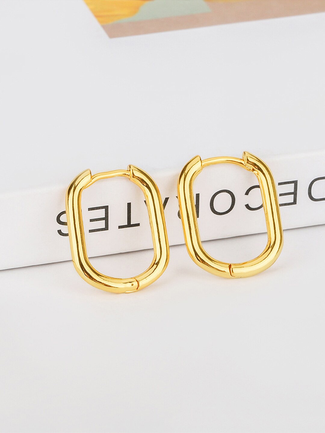 

Krelin Gold Plated Hoop Earrings