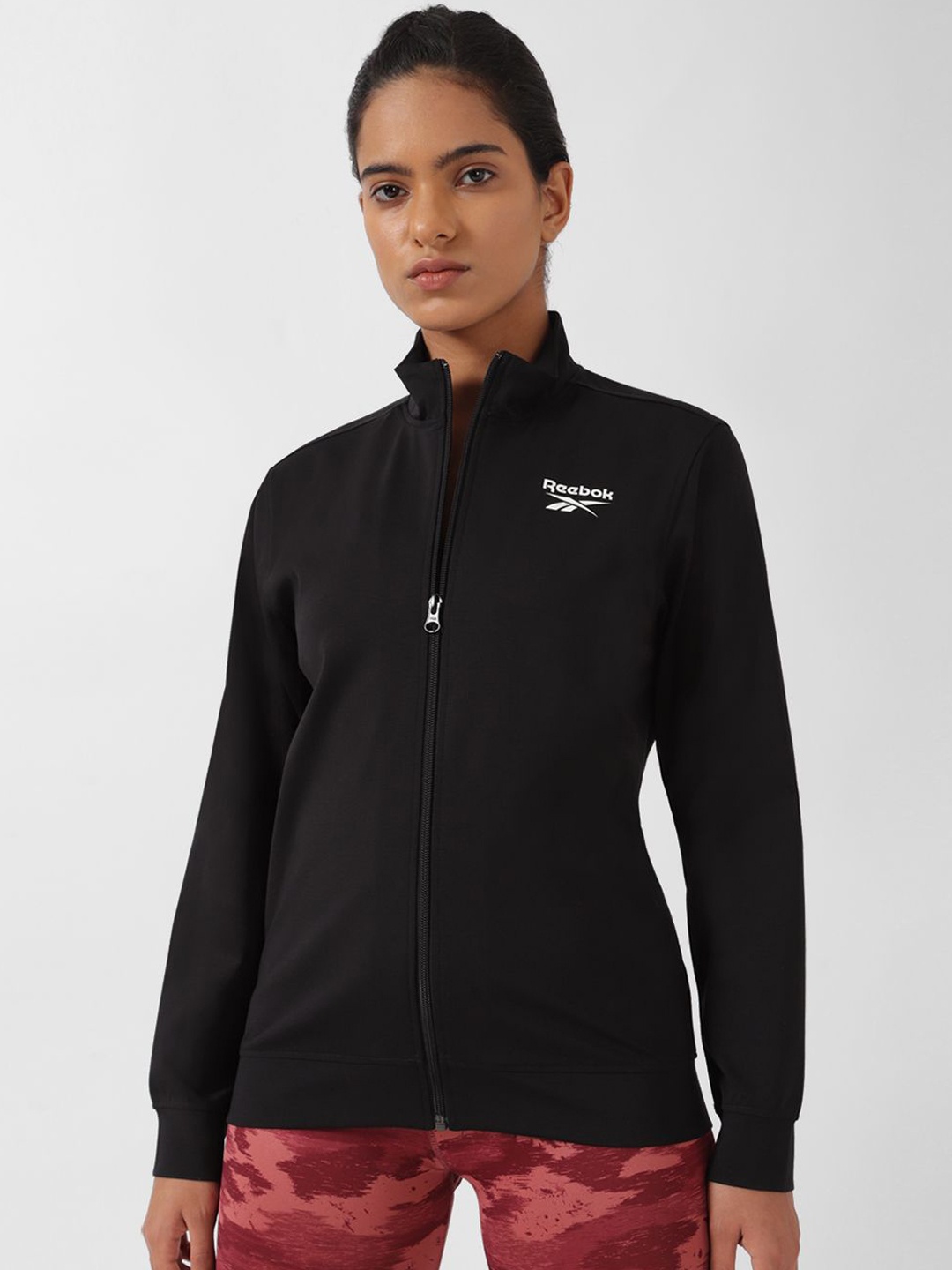 

Reebok Sports Stretch Tracktop, Black