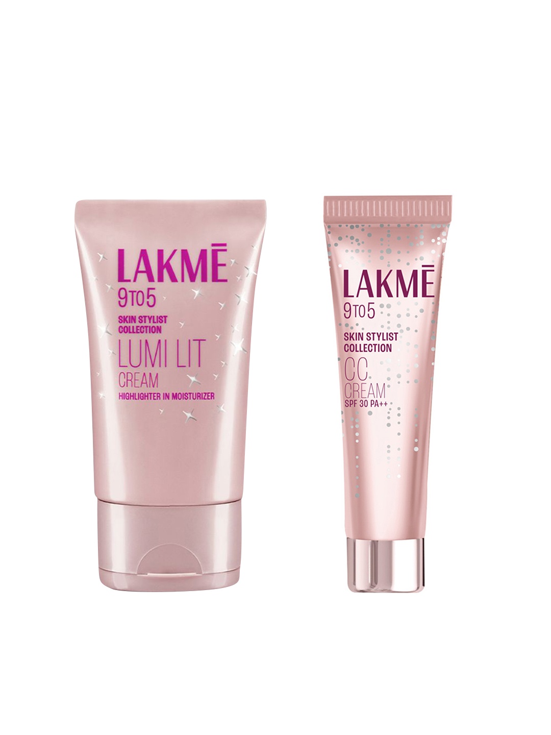 

Lakme Set of Lumi Cream 60g & SPF30 CC Cream - Beige 30g, Pink