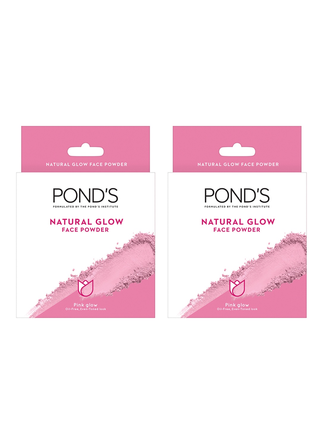 

Ponds Set of 2 Oil Free Natural Glow Loose Face Powder - Pink Glow