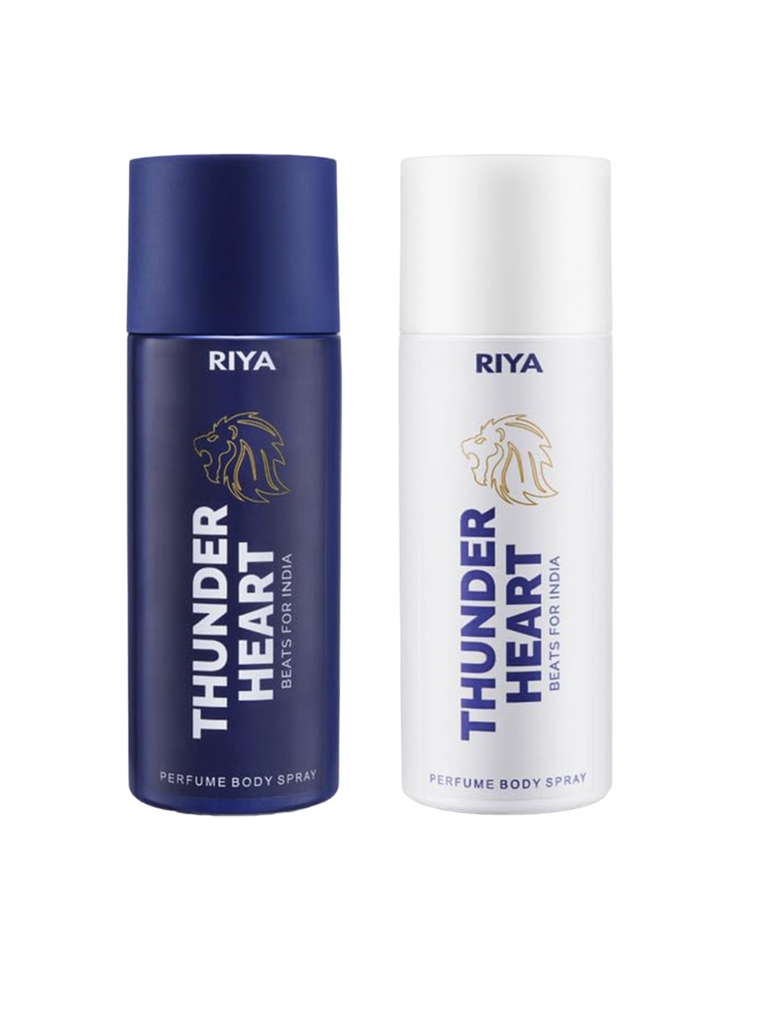

RIYA Thunder Heart Blue & White Perfume Body Spray - 150ml Each