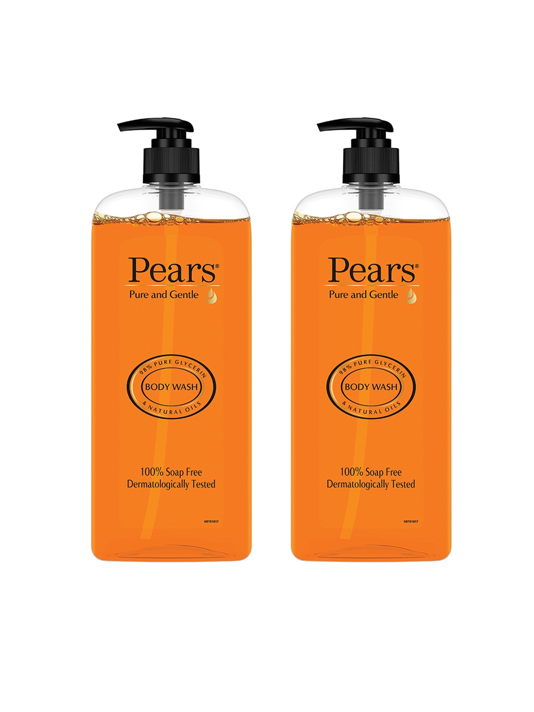 

Pears Set of Pure & Gentle Body Wash with Pure Glycerin - 750 ml each, Orange