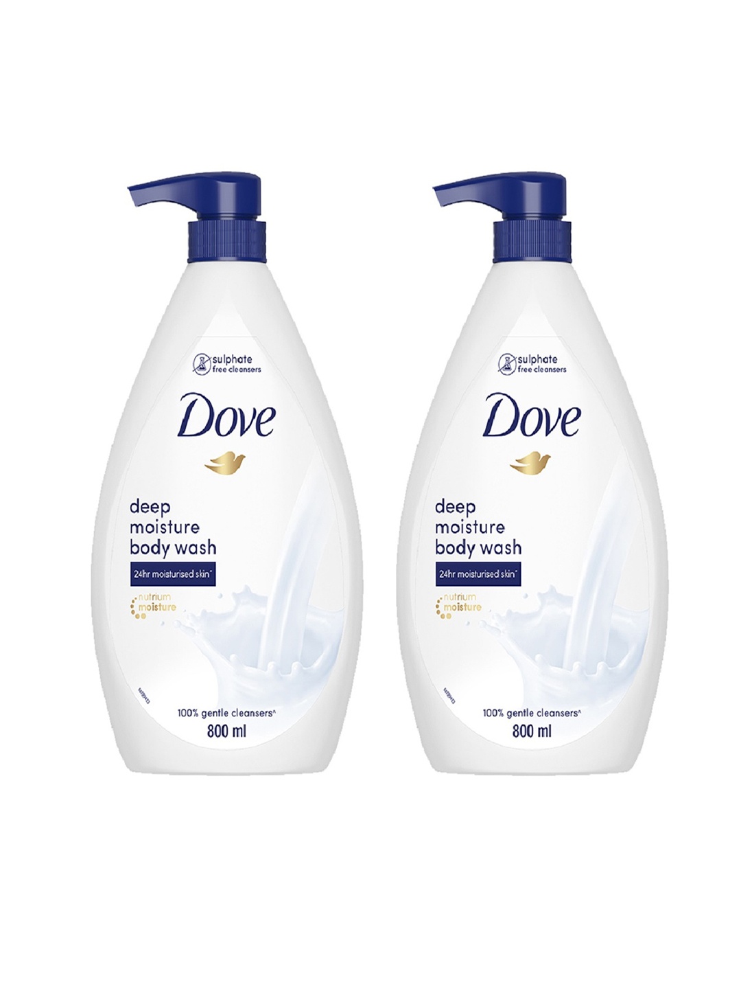 

Dove Set of 2 Deep Moisture Body Wash - 800ml each, White