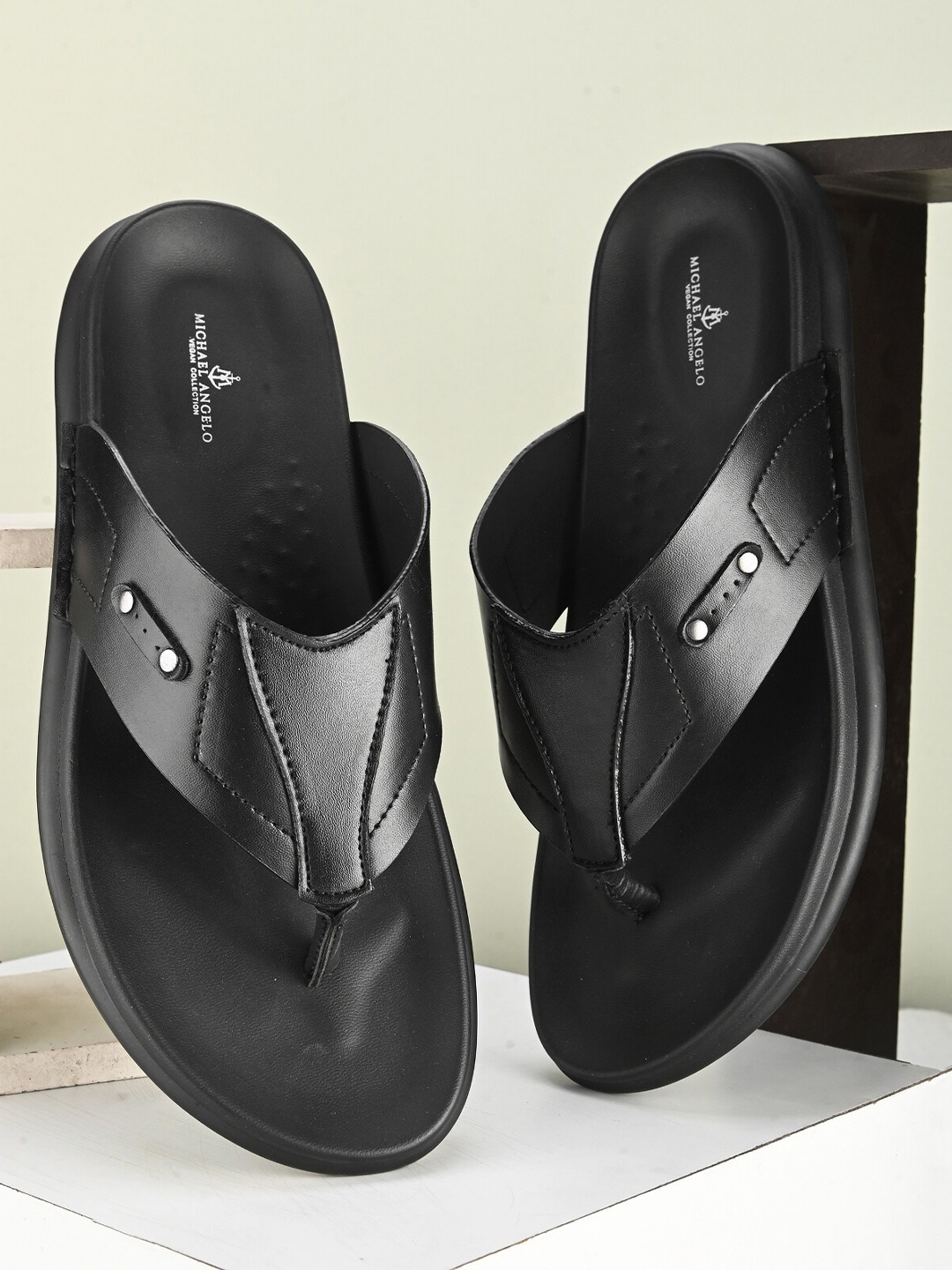 

MICHAEL ANGELO Men Slip-On, Black