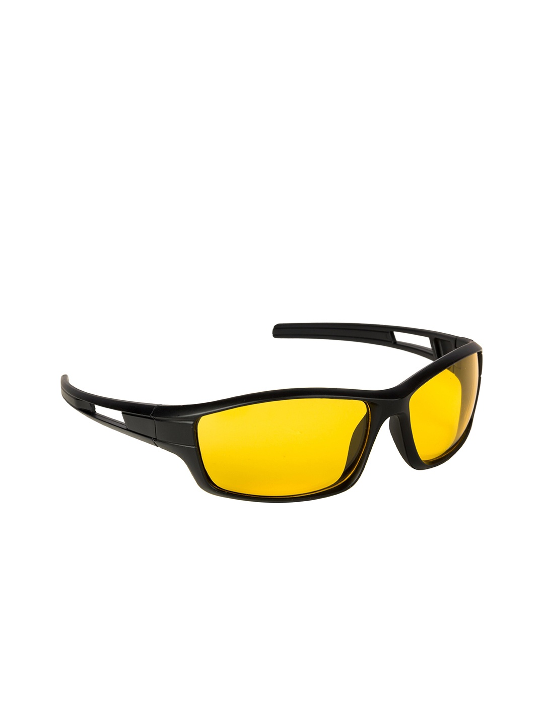 

NuVew Unisex Sports Sunglasses With UV Protected Lens ES_15429-26-NW-729-YLW-BLK-SP, Yellow