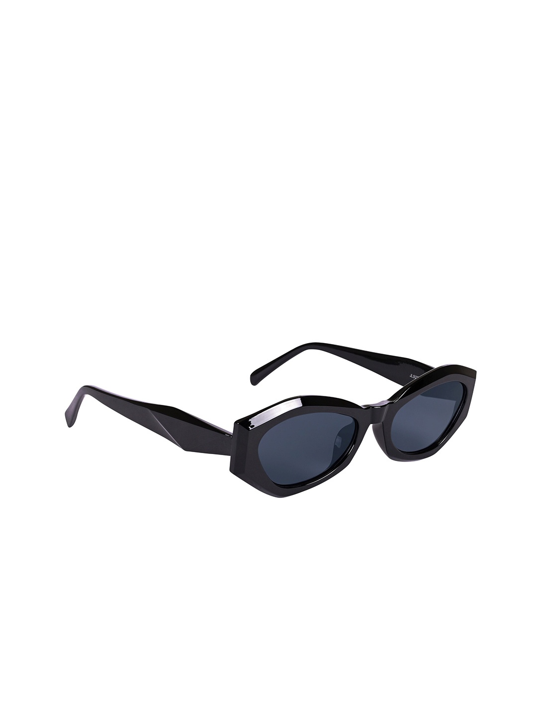 

NuVew Unisex Oval Sunglasses with UV Protected Lens ES_16539-31-NW-9273-BLK-BLK-OV, Black