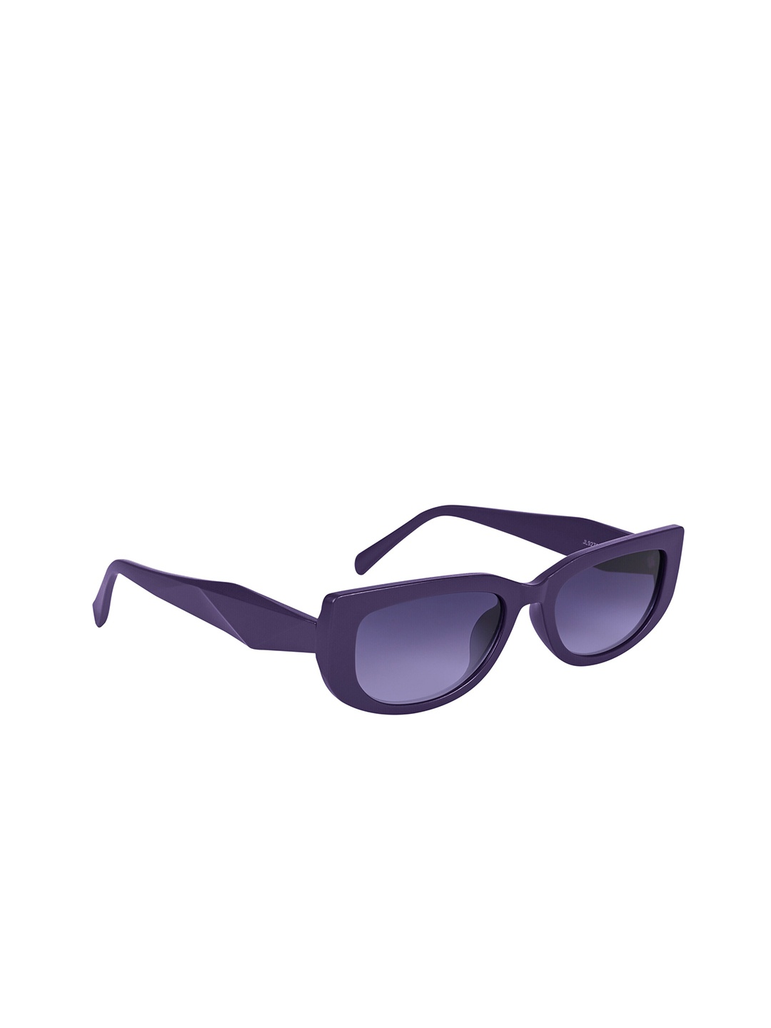 

NuVew Unisex Rectangle Sunglasses with UV Protected Lens ES_16522, Purple