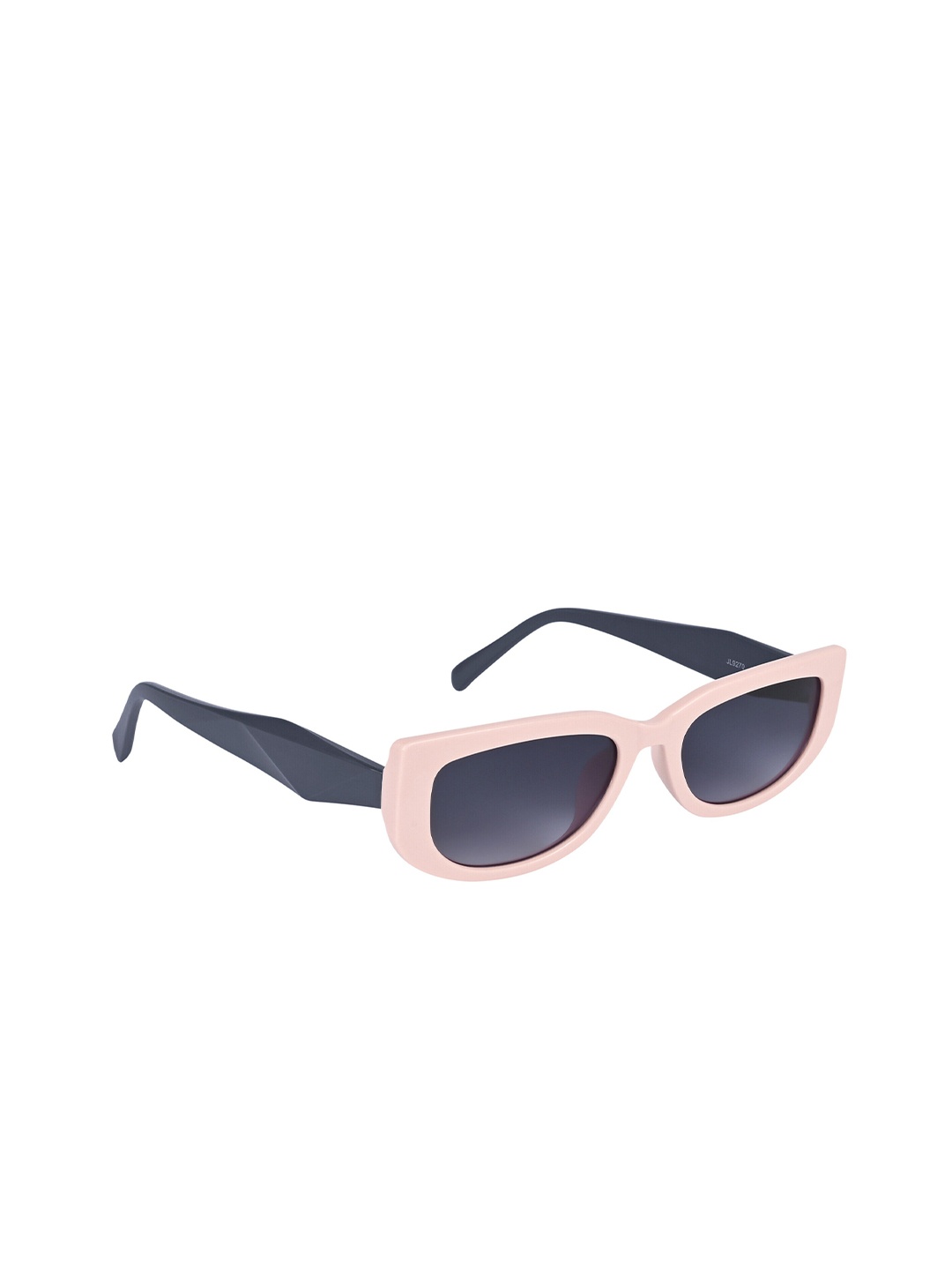 

NuVew Women Rectangle Sunglasses With UV Protected Lens ES_16517-31-NW-9270-BLK-mSKGY-RT, Black