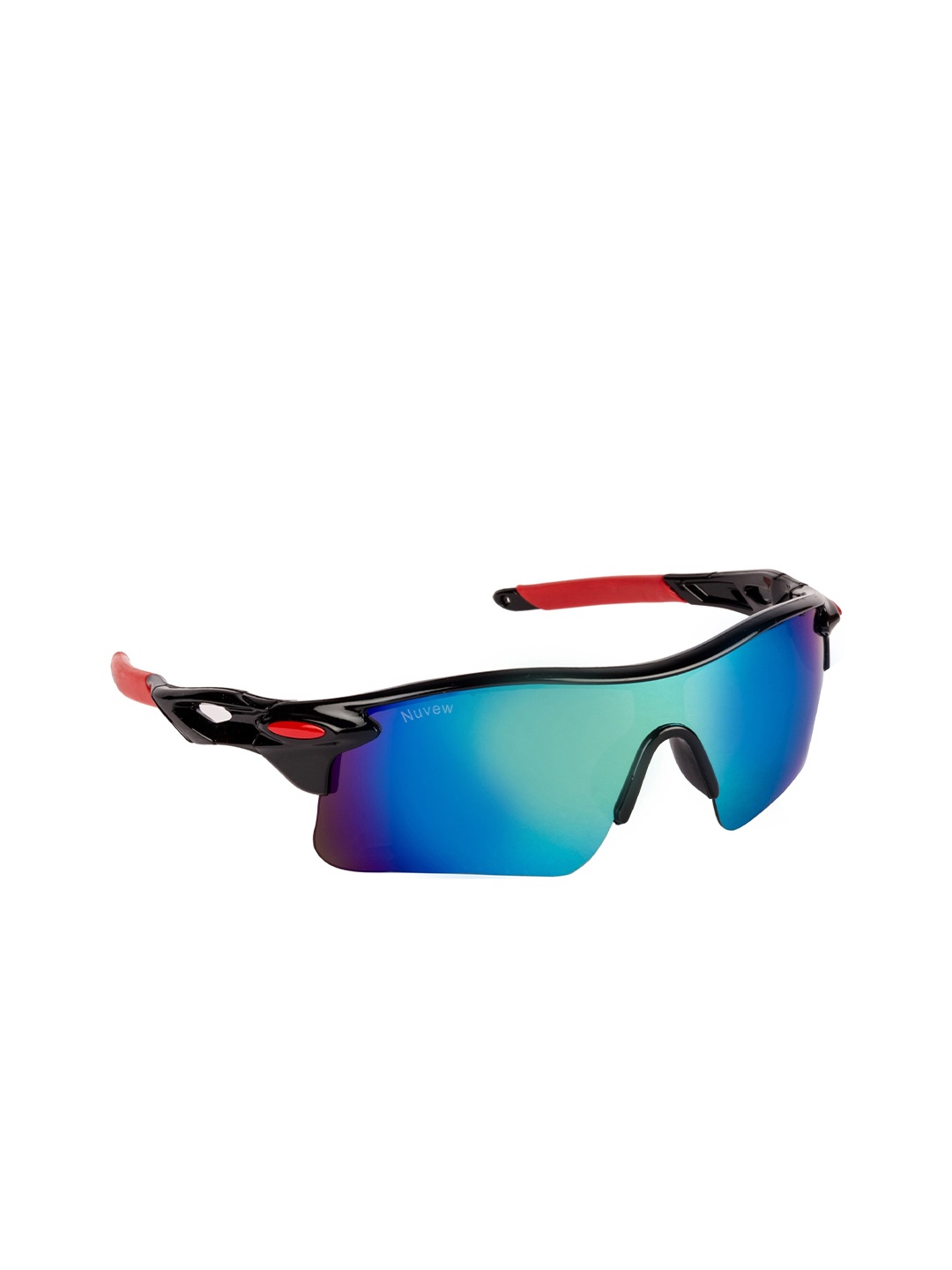 

NuVew Unisex Sports Sunglasses with UV Protected Lens ES_16405, Blue