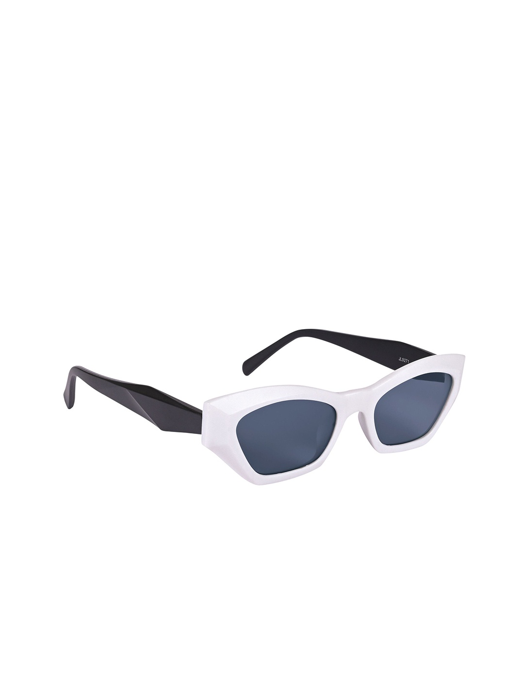 

NuVew Unisex Cateye Sunglasses With UV Protected Lens ES_16526-31-NW-9271-BLK-mWHBK-CE, Black