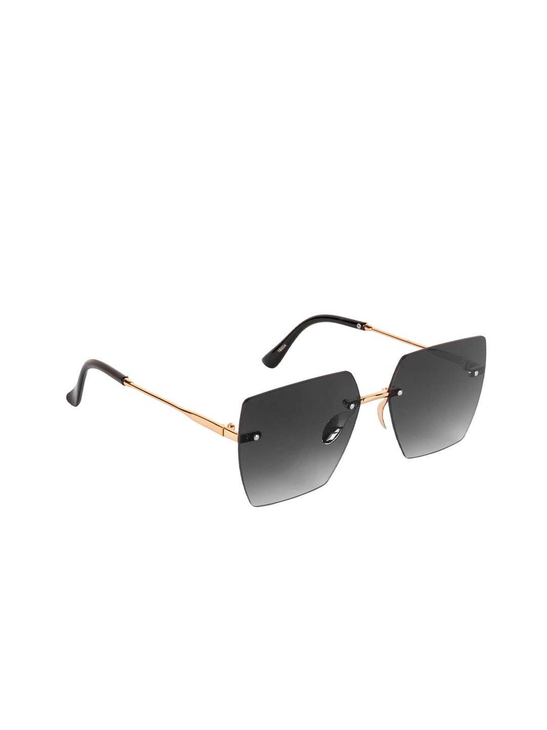 

AISLIN Unisex Butterfly Sunglasses & UV Protected Lens ES_14577-89-AS-18004-BLK-GLBK-BTSQ, Black