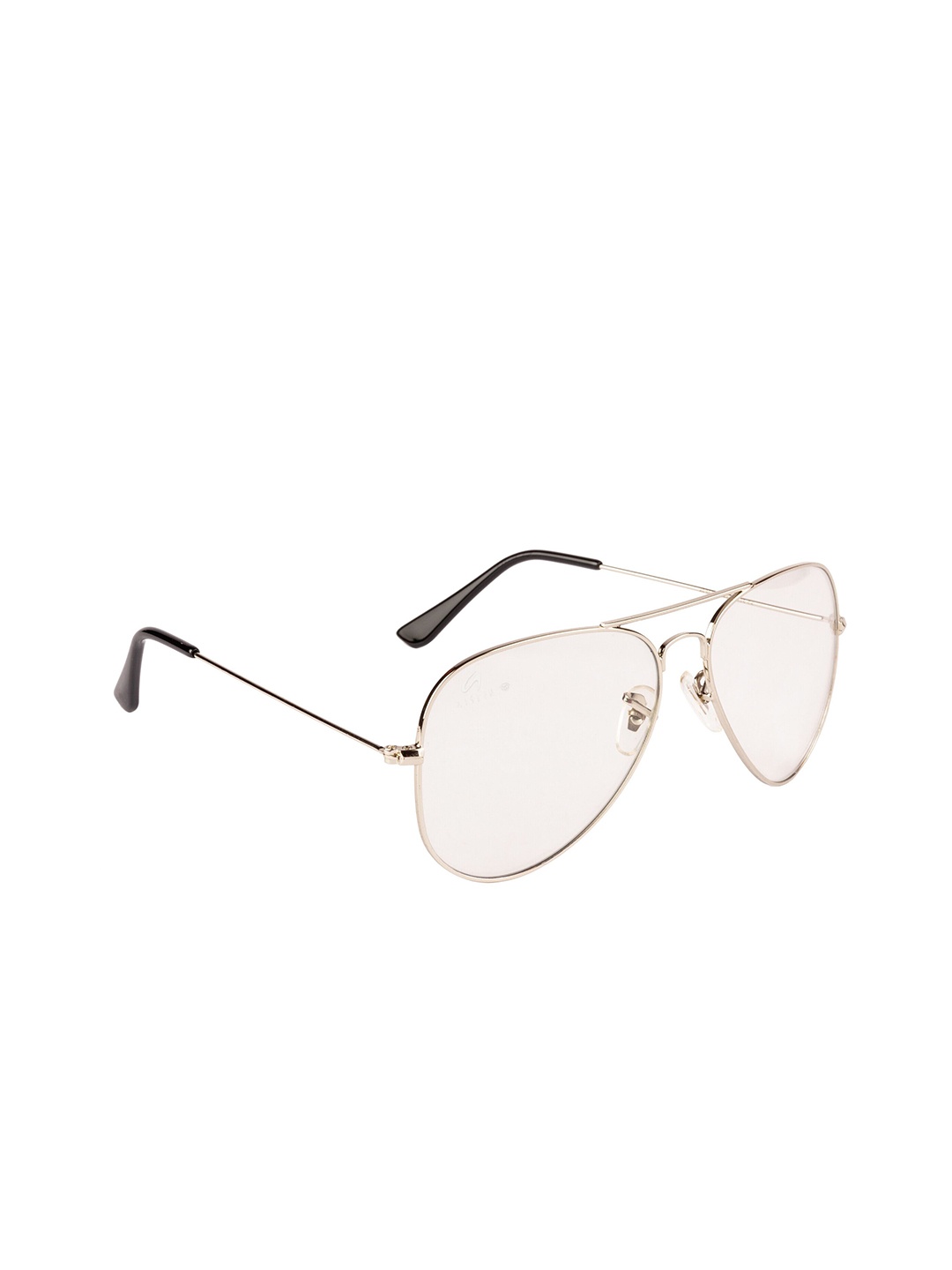 

AISLIN Unisex Aviator Sunglasses with UV Protected Lens ES_12728-5-AS-3026-GYCL-SVR-AV, Grey