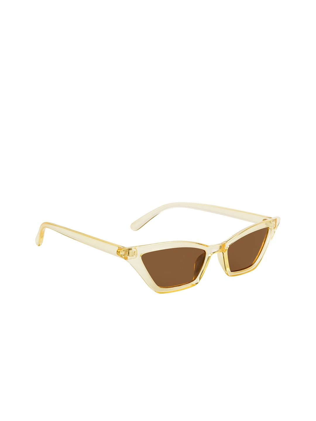 

NuVew Women Cateye Sunglasses with UV Protected Lens ES_16003-29-NW-Cat1-BRW-CLYL-CE, Brown