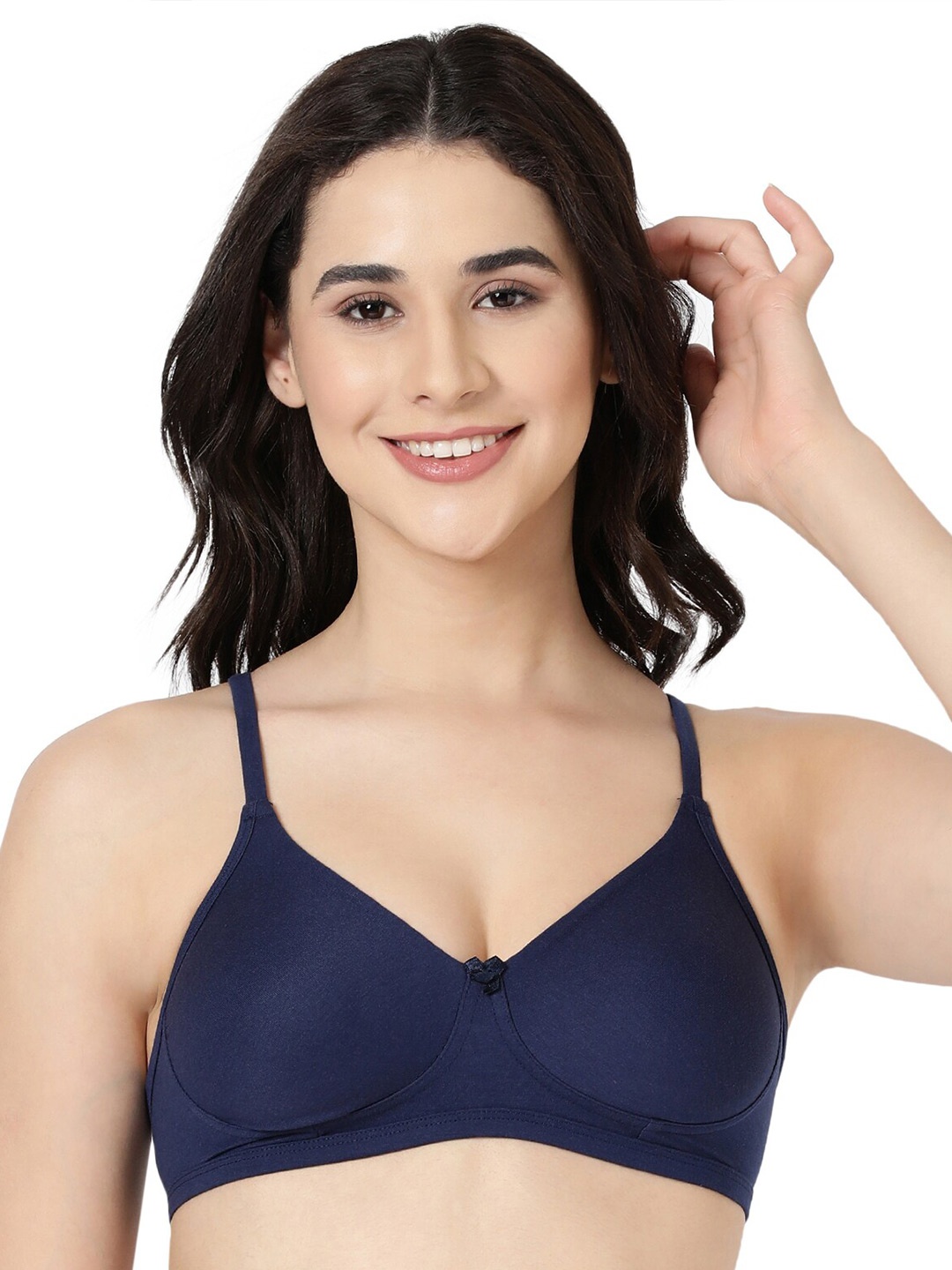 

BLOSSOM Seamless Everyday T-Shirt Bra, Navy blue