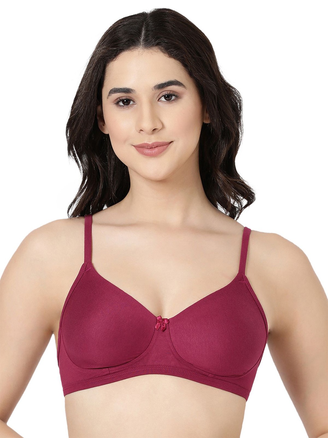 

BLOSSOM Seamless Everyday T-Shirt Bra, Maroon