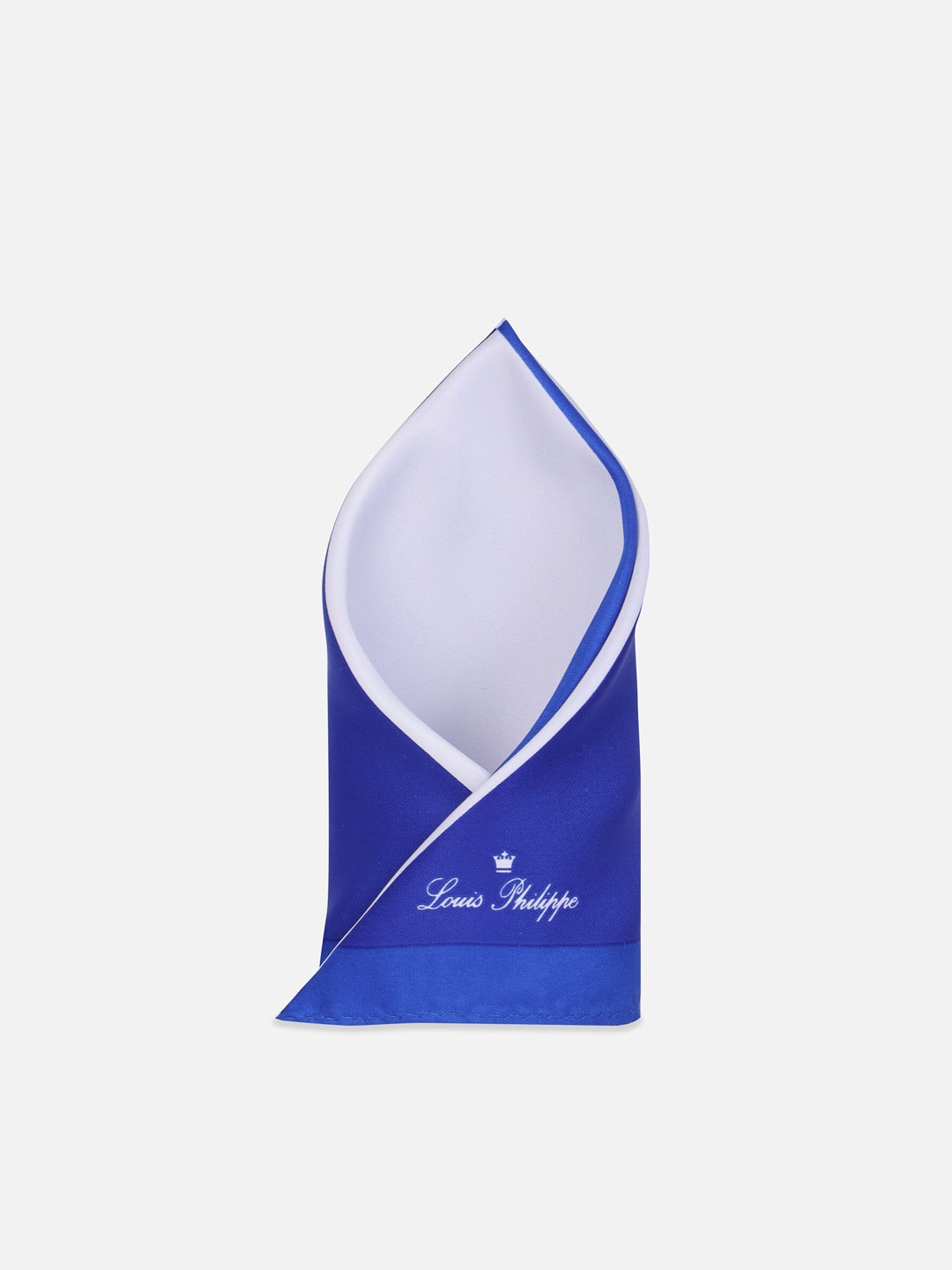 

Louis Philippe Colourblocked Pocket Square, Blue