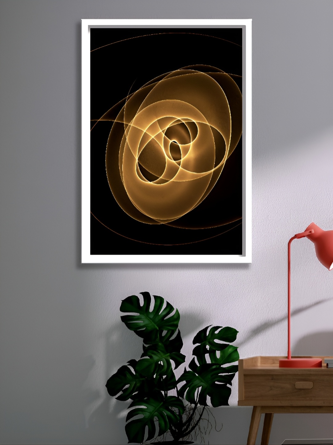 

Aura Gold-Toned & Black Abstract Paintings Wall Art
