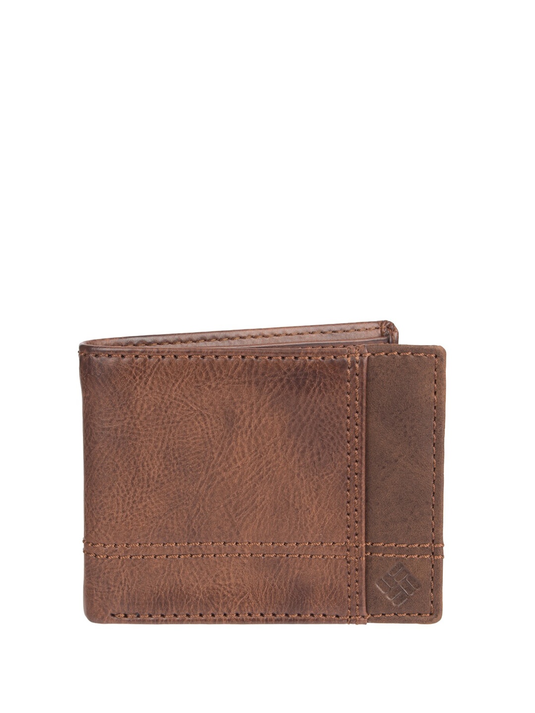 

Columbia Men Leather Two Fold Wallet, Brown