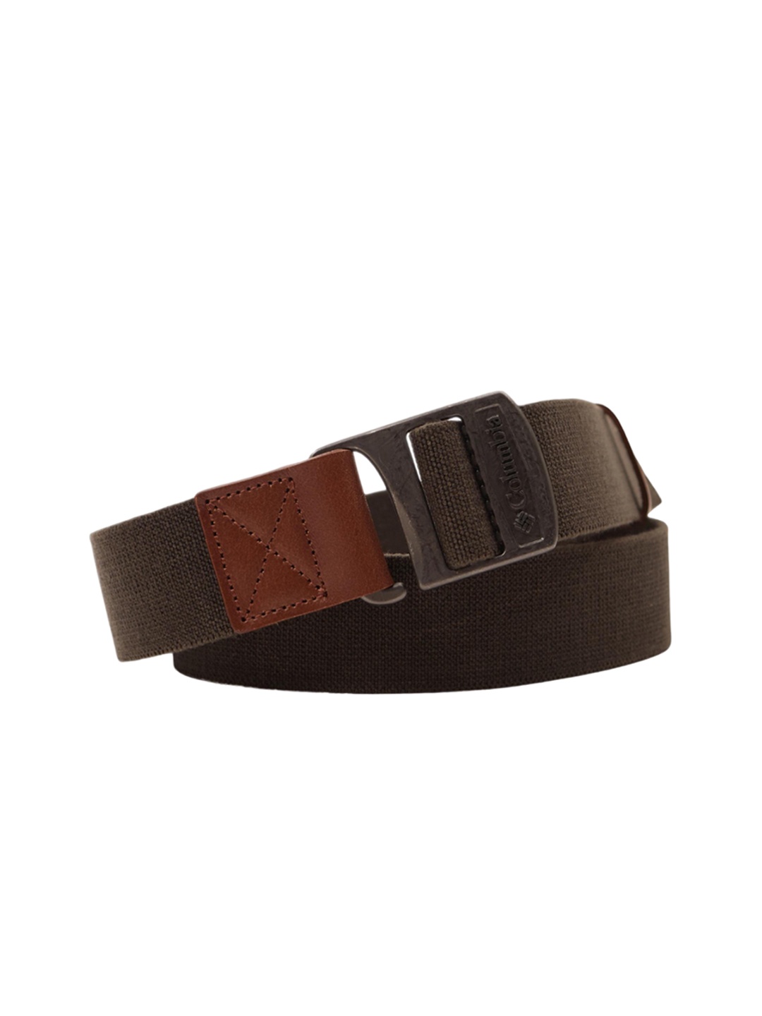 

Columbia Men Textured Foldover Closure Belt, Brown