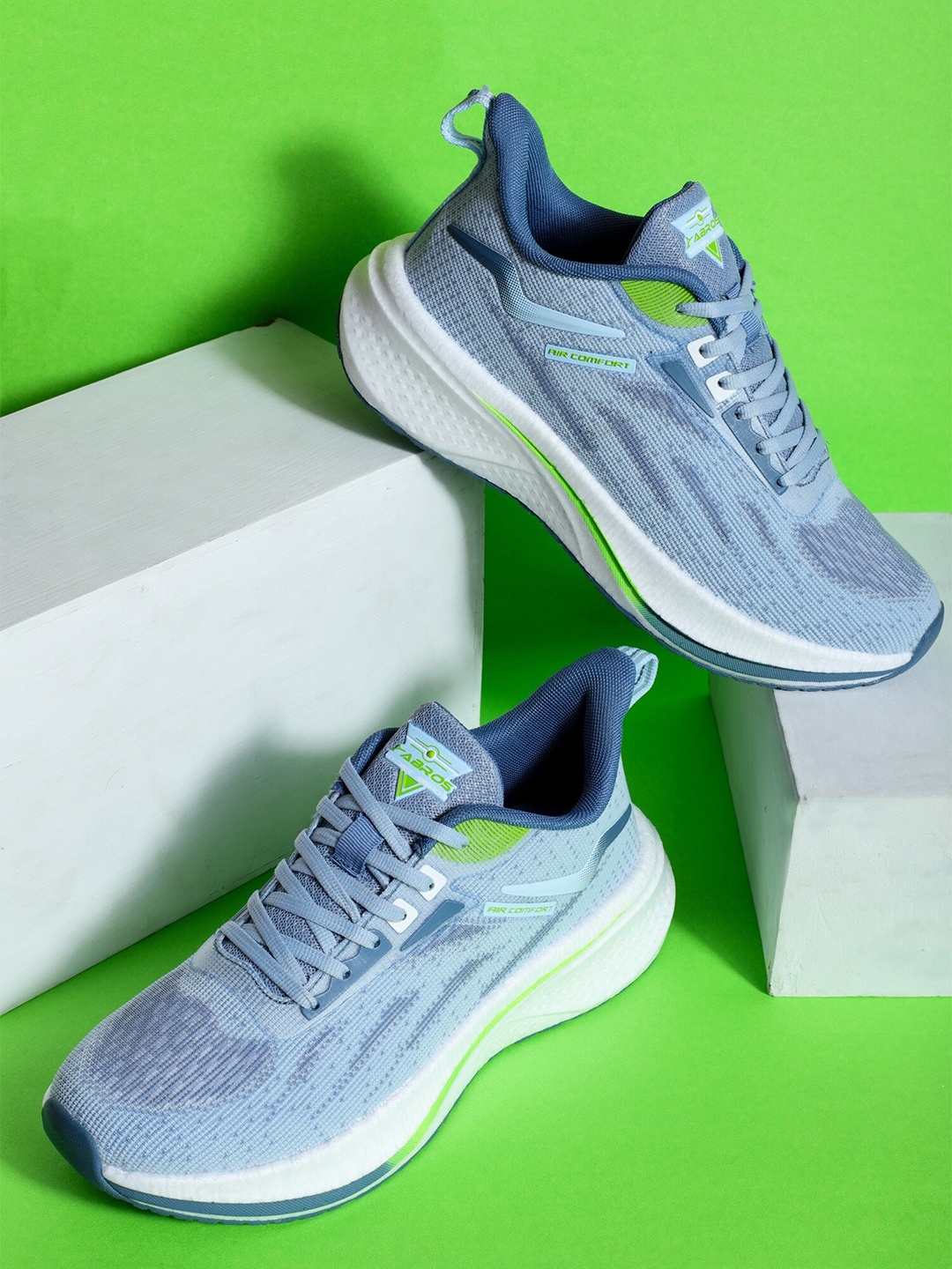 

ABROS Men Running Shoes, Blue