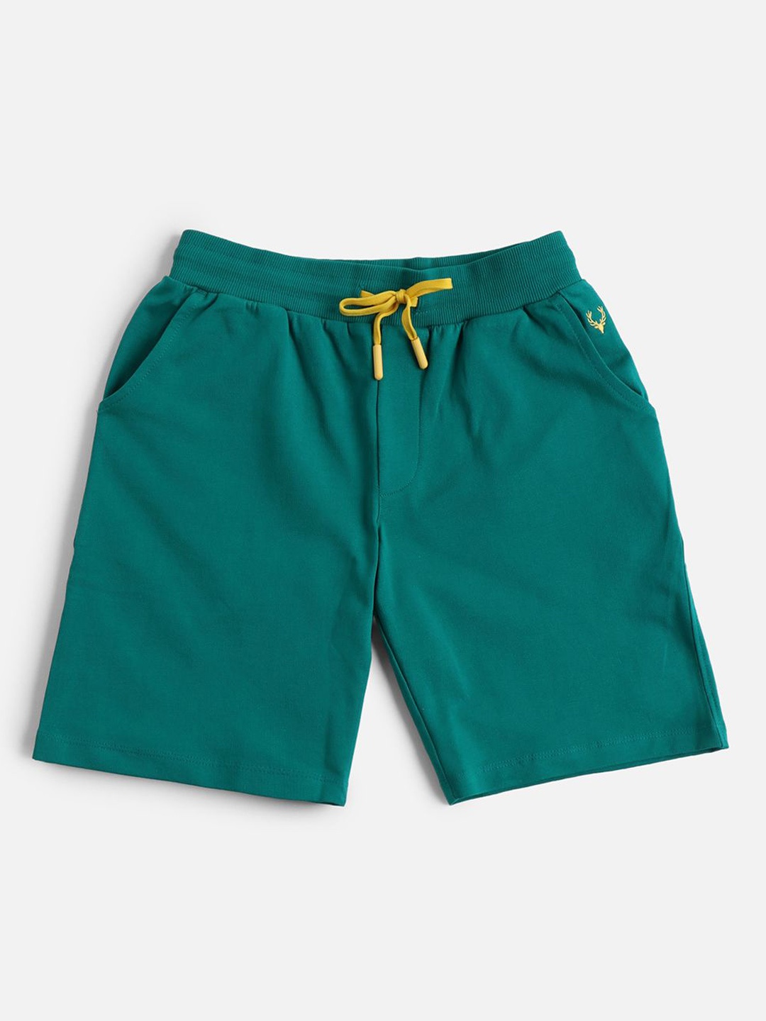 

Allen Solly Junior Boys Mid-Rise Regular Fit Casual Shorts, Green