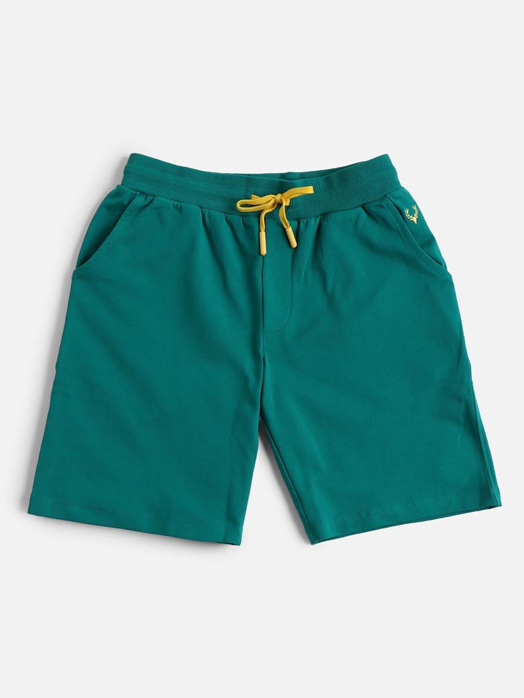 

Allen Solly Junior Boys Mid-Rise Shorts, Green