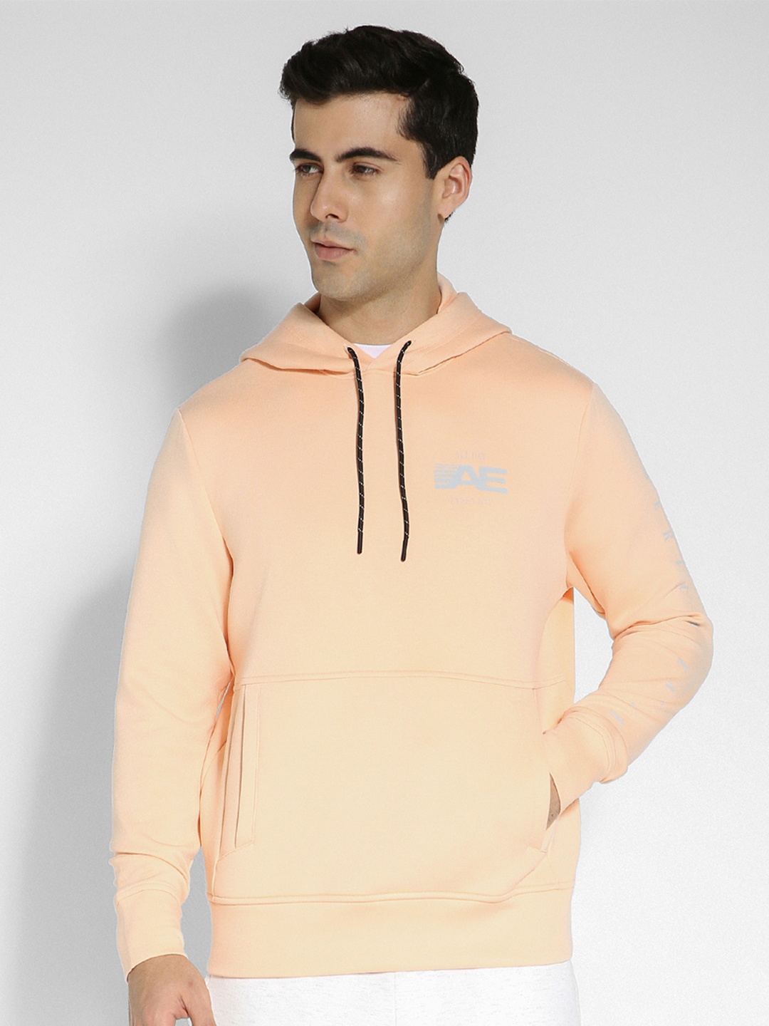 

AMERICAN EAGLE OUTFITTERS Men Hooded Sweatshirt, Orange