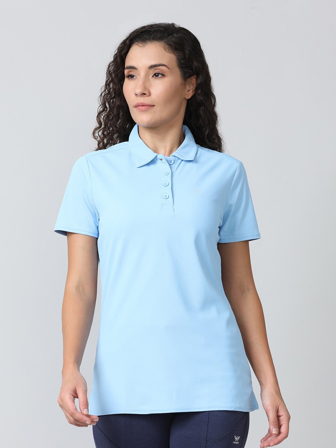 

Lovable Sport Polo Collar Short Sleeves T-shirt, Blue